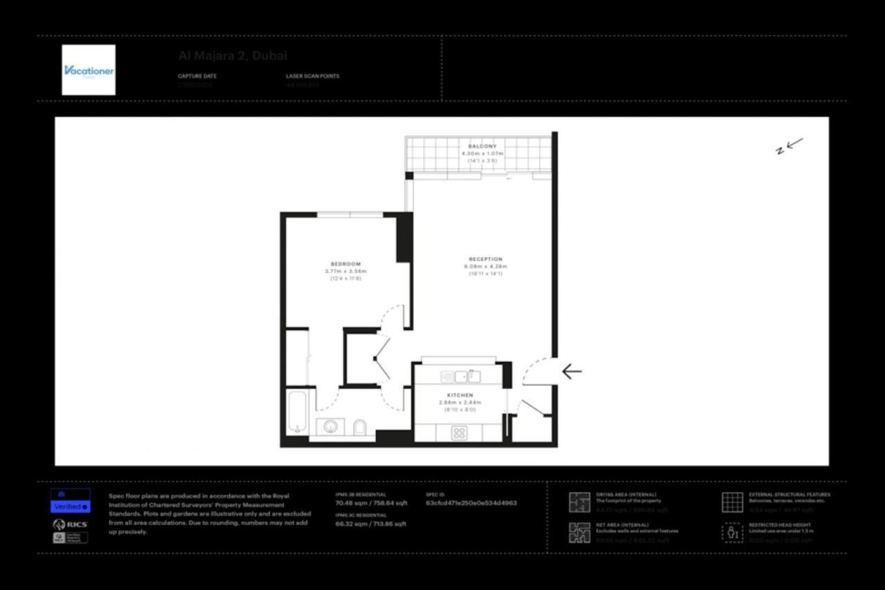 Al Majara 2, Dubai Marina - Tranquil One Bedroom 外观 照片